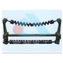 雙向螺旋上橡膠托輥組